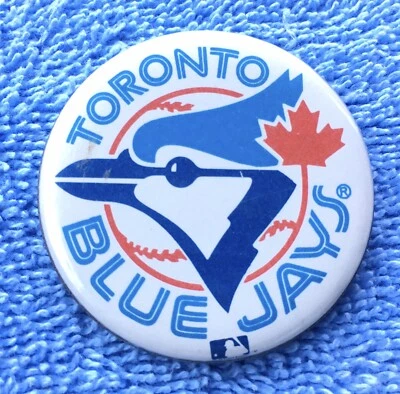 Vintage Toronto Blue Jays Baseball Pinback Button Made In USA Around 1 3/4” Wide - Image 1 of 3