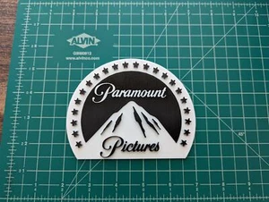Paramount Pictures logotipo artístico impreso en 3D pantalla de pared - Imagen 1 de 3