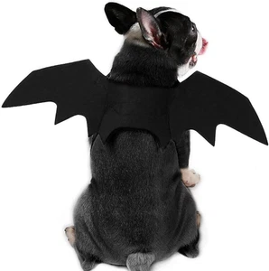 Halloween Dog Bat Wing Costume for Cats and Small to Large Dogs - Picture 1 of 6