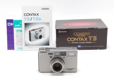 CONTAX T3 P&S Compact Camera - Silver 70 Years Limited Edition "Boxed Mint" 5748 - Image 1 of 4