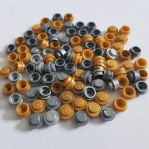 LEGO 4073 Round 1x1 Stud - Mixed Metallic Silver Gold Bundle Joblot - 100 studs - Picture 1 of 3