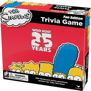 The Simpsons 25th Anniversary Trivia Board Game, Fan Edition - Picture 1 of 2