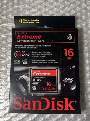 Sandisk Extreme SD Card 16GB for Compatible Digital Cameras - Image 1 of 2