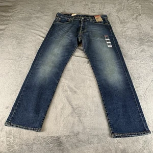 Levi's 501 Jeans Mens 33x29 Blue NWT Original Fit Straight Button Fly Denim - Picture 1 of 14