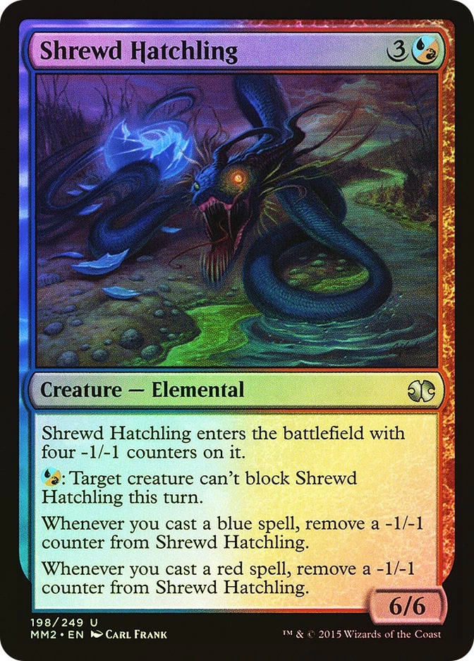 MTG FOIL Shrewd Hatchling  - Modern Masters 2015 #198 - Image 1 of 1