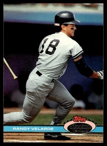 1991 Stadium Club Randy Velarde New York Yankees #438 - Picture 1 of 2