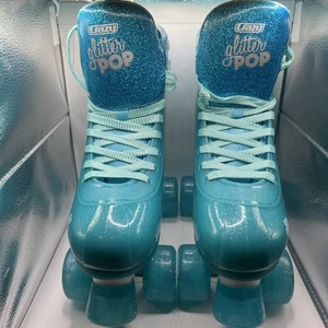Pattini a rotelle Crazy GLITTER POP misura regolabile quad per ragazze bambini roller - Foto 1 di 14