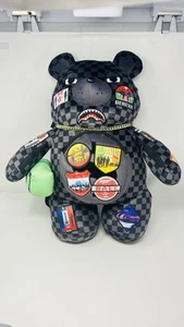 Sprayground Global Mogul Lost Ticket Money Bear Backpack - NWT - Picture 1 of 7