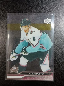 Upper Deck serie estesa 2023-24 Cale Makar Colorado Avalanche #673 taglio chiaro - Foto 1 di 2