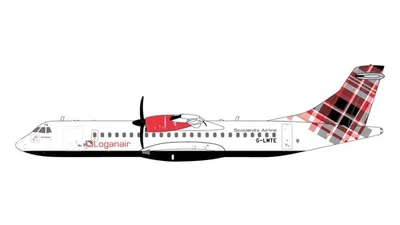 GEMINIJETS New listingATR 72-600 LOGANAIR "RED" REG: G-LMTE - GEMINI JETS GJLOG2308 1/400 - PRE ORDER