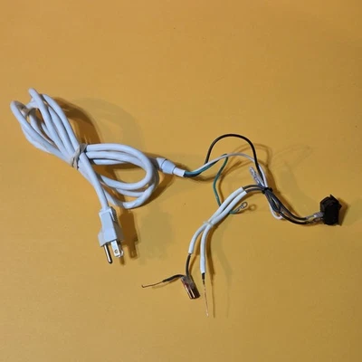 Cable de alimentación + interruptor de encendido/apagado para Waring Juice Extractor 6001C (Modelo: 31JE27) Foto 1 de 4
