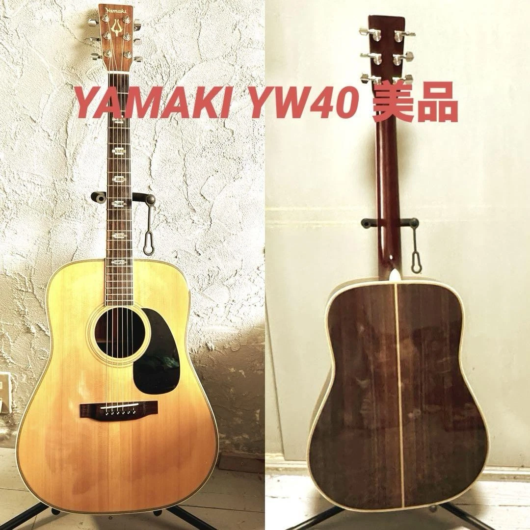 Acoustic Guitar Yamaki YW-40 1972 Vintage Natural Made in Japan S