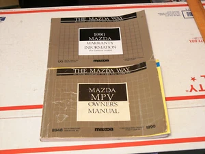 1990 Mazda MPV Owner's Manual - Picture 1 of 2