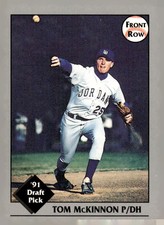 1991 Front Row Draft Picks #41 Tom McKinnon Silver Excellent