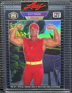 🤼 Hollywood Hulk Hogan - /49 - SP - 2023 Leaf Pro Set Black - Picture 1 of 8