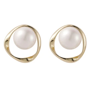 Pearl Earrings Miss Wedding for Brides Chic Dangler Creative Studs - Picture 1 of 12