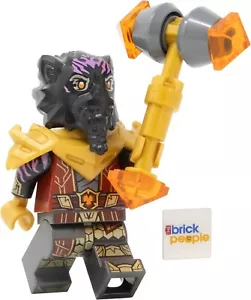 LEGO Ninjago Dragons Rising: Minifigura de Lord Ras con Golden Hammer - Imagen 1 de 5