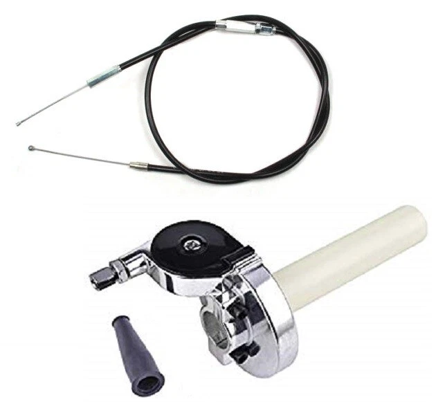 Gunnar Gasser Style Twist Throttle Assembly & Cable Honda Elsinore CR125M CR250M - Image 1 of 1