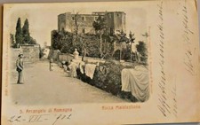 CS 151) FOTOCARTOLINA EMILIA R FORLI SANT ARCANGELO DI ROMAGNA 1902