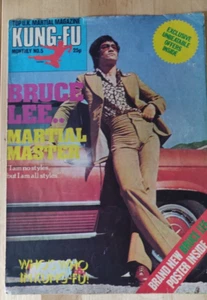Bruce Lee Kung Fu Monthly JKD RARE 1970's POSTER No.5 Martial Arts Magazine - Picture 1 of 6