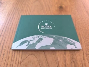 Rolex World Service Buch Anleitung Booklet Serviceheft Deutsch aktuelle Ausgabe - Bild 1 von 1