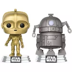 Funko POP! Paquete múltiple Star Wars: R2-D2 y C-3PO Concept Series + Protector - Imagen 1 de 2
