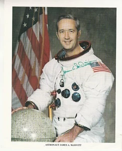 James McDivitt - foto grande originale firmata NASA + lettera di accompagnamento - Foto 1 di 2