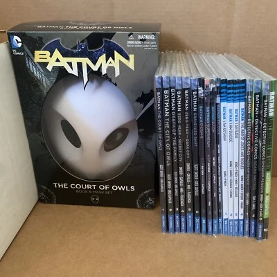 Batman TPB lot New 52 1 + Mask 2 3 4 5 6 7 8 9 10 Rebirth Detective Last Knight - Image 1 of 3