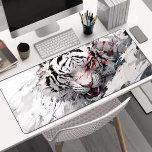 Cool Monsters Chinese Japanese Dragon Tiger Mouse Pad Gaming Mousepad XXL keyboa - Afbeelding 1 van 65