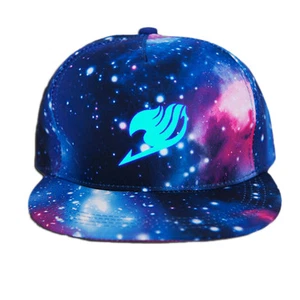 2017 New Anime Fairy Tail Baseball Cap Snapback Sun Hat Cosplay Hip Hop Luminous - Picture 1 of 6