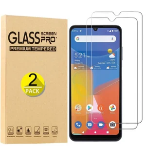 2PCS For ZTE Consumer Cellular ZMax 5G (6.74") Tempered Glass Screen Protector - Picture 1 of 7