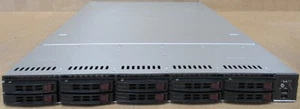 Serveur Supermicro CSE-116 116TQ-R700CB X9SRH-7F CTO 10 x 2,5"1U monté en rack - Photo 1/5