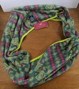 Southern Marsh Women's Dark Green Fleece Pisgah Aztec Infinity Scarf  - Picture 1 of 11