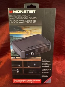 *Leer* Monster Combo Convertidor de Audio Digital a Analógico Nuevo Precintado - Imagen 1 de 4