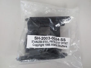 Persianas Atanic Bisagras Desplazadas Negro Acero Inoxidable 1/2" SH-2003-0005-SS - Imagen 1 de 2