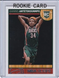GIANNIS ANTETOKOUNMPO ROOKIE CARD Milwaukee Buck Basketball 2013 NBA HOOPS $$ RC - Picture 1 of 2