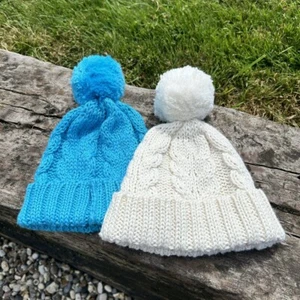 Cappello berretto Alpaca 'Chunky' Pom Pom - Foto 1 di 11