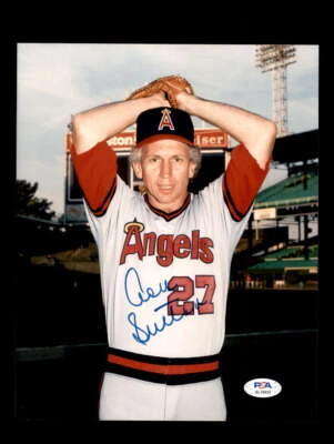Don Sutton PSA DNA Signed  8x10 Photo Autograph Angels - Image 1 of 3