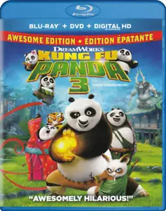 Kung Fu Panda 3 (Awesome Edition) (Blu-ray / DVD / Digital ) (Blu-ray) (Bilingua - Picture 1 of 3