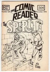 TCR The Comic Reader #125 Diciembre 1975 Will Eisner SPIRIT Clásico Vintage FANZINE - Imagen 1 de 2