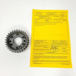 GTSIO-520 Crankshaft Gear PN 653580 - Yellow Tagged 8130-3 - 90 Day Warranty - Foto 1 di 4