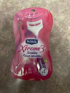 Schick xtreme3 Women's Sensitive Skin Razors 3 Blades 4CT - Bild 1 von 2