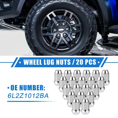 20 piezas tuercas de rueda para Ford Explorer para Lincoln MKS 1/2-20 tuercas de neumático Foto 1 de 4