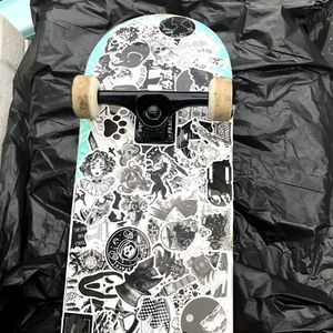 Skateboard Skateboards All Over STICKERS Complete 80CM X 22CM VINTAGE Fracture - Picture 1 of 13