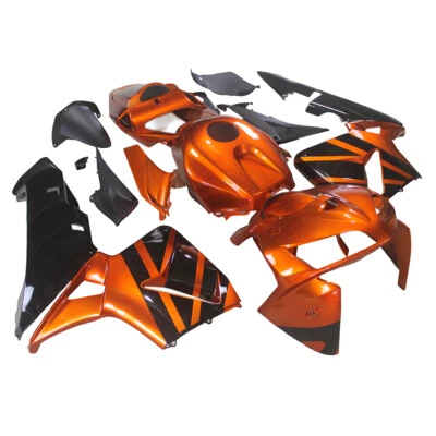 Orange Black Fairing Kit For 2005 2006 Honda CBR600RR F5 ABS Injection Bodywork - Image 1 of 4