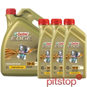 8L = 5L + 3L CASTROL EDGE 5W-40 M FLUID TITANIUM PORSCHE C40 BMW LL-04 VW 51100 - Bild 1 von 1
