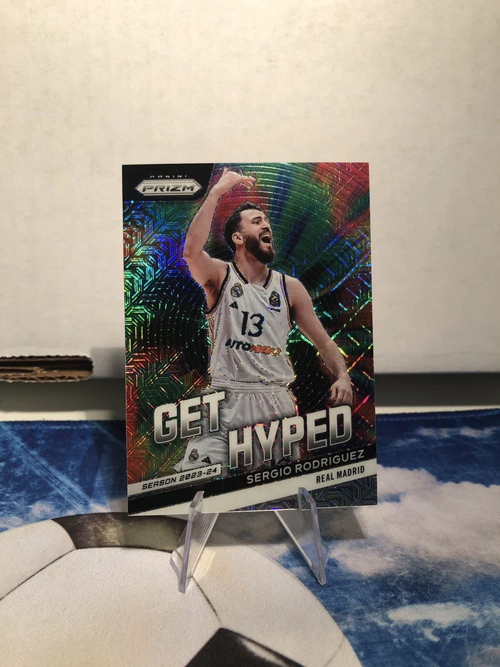 2023-24 Panini Prizm Euroleague Basketball Sergio Rodriguez Get Hyped /25 #10 - Image 1 of 2