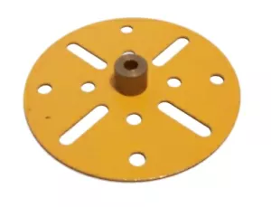 Meccano Original Planscheibe 63 mm Durchmesser - UK gelb (B109) - Bild 1 von 1