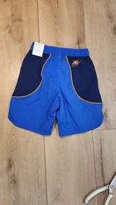 NWT NIKE Big Boys Lightweight Woven Shorts Blue size S 10 / 12 - Picture 1 of 3