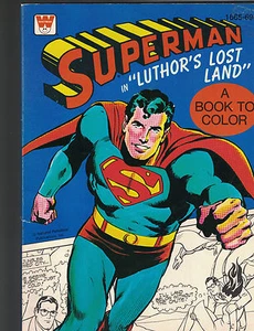 Superman in Lex Luthors verlorenes Land Whitman Malbuch 1665 1975 - Bild 1 von 1